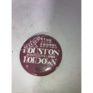 JULY 27-29  HOUSTON MINNESOTA-1984 HOEDOWN 11th Annual Button‎